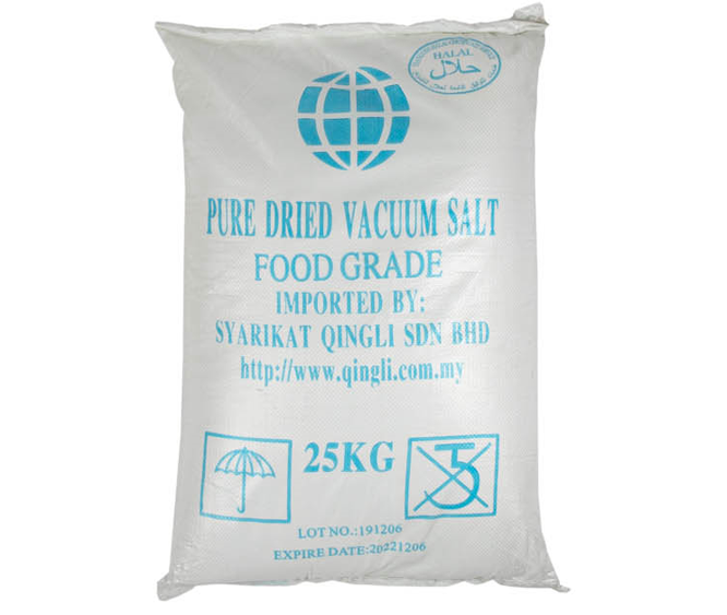 China Pure Dry Vacuum Salt